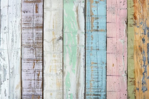 Download Colorful Distressed Wood Panel Texture - Wood panel texture Collection