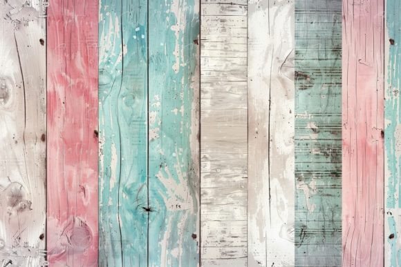 Download Colorful Distressed Wood Panel Texture - Wood panel texture Collection